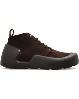 Birkenstock 'Reykjavik Mid Lace' Shoes - Brown