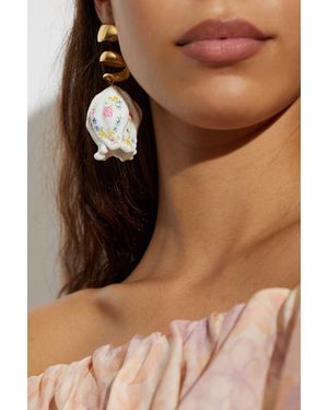 Chloé 'Bloomcraft' Earrings - Brown