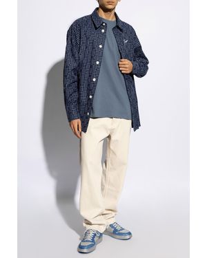 KENZO Checkered Pattern Shirt - Blue