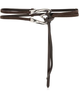 Moschino Suede Belt - Black