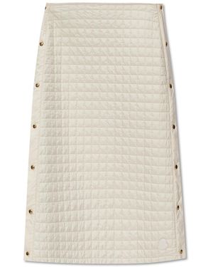Moncler Quilted Skirt - White
