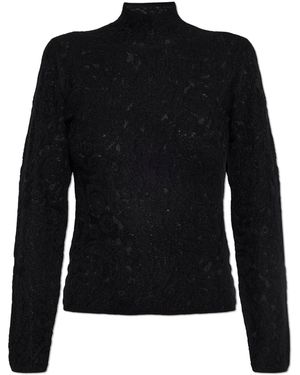Kate Spade Top With Turtleneck - Black