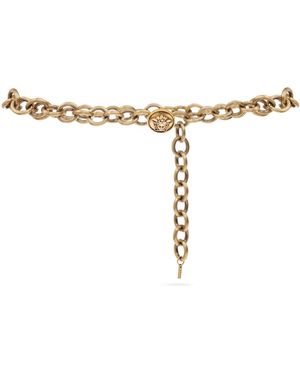 Versace Brass Waist Belt - Metallic