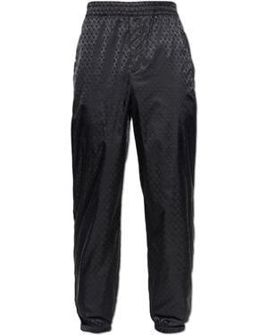 McQueen Pants With Sewn-In Zippers - Black