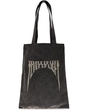 Rick Owens Embroidered Tote Bag - Black