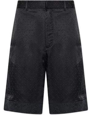 Emporio Armani Paisley Pattern Shorts - Black
