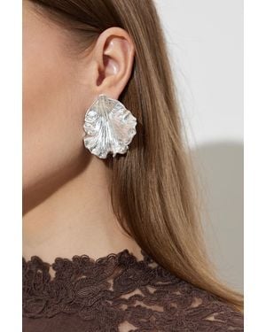 Cult Gaia 'Irisi Leaf' Earrings - Brown