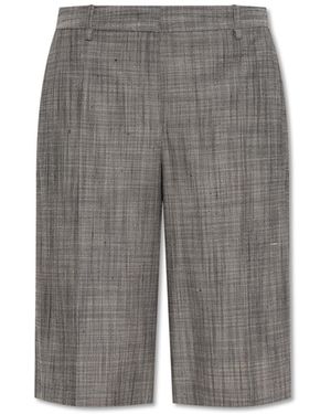 Jil Sander Creased Shorts - Grey