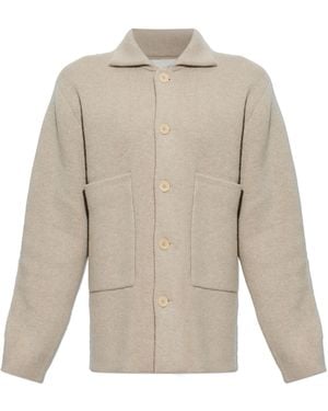 Lisa Yang Cashmere Cardigan 'Louis' - White