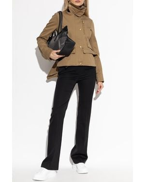 McQueen Jacket With Asymmetric Peplum - Black