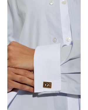DSquared² Cufflinks With Logo - Gray
