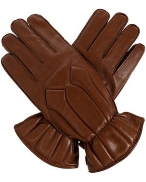 DSquared² Leather Gloves - Brown