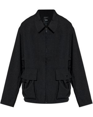 Y-3 Jacket With Pockets - Black