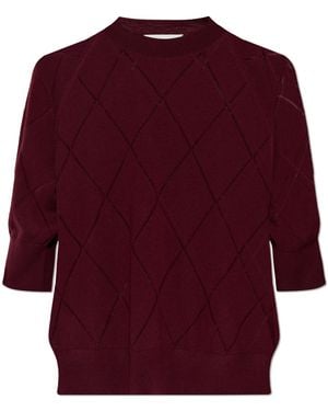 Dries Van Noten Wool Top "Tuan" - Red