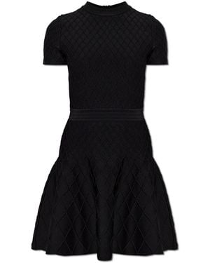 Balmain Flared Dress - Black