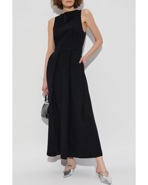 Emporio Armani Dress With Darts - Black