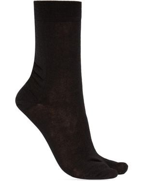Maison Margiela Socks With 'Tabi' Cut - Black