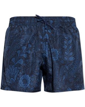 Etro Swim Shorts - Blue