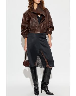 Christopher Esber 'Lunnet' Leather Jacket - Black