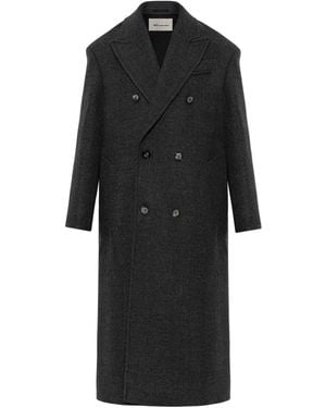 Ami Paris Wool Coat - Black