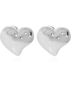 Kate Spade Heart-Shaped Earrings - Metallic