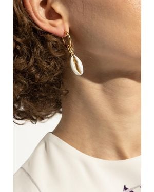 Dolce & Gabbana Single Earring With Pendant - Brown