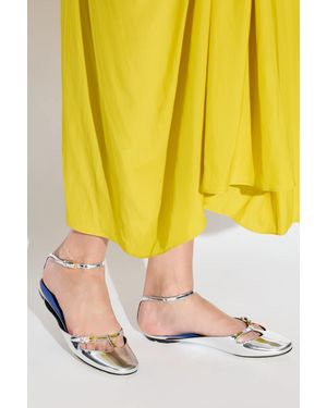 Lanvin Mary Jane Ballet Flats - Yellow