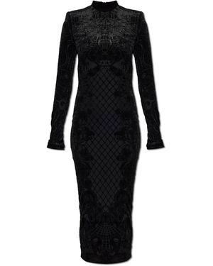Balmain Velvet Dress - Black