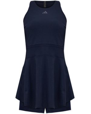 adidas Originals Dress With Printed Logo - Blue