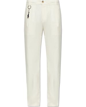 Paul & Shark Tapered Leg Trousers - White