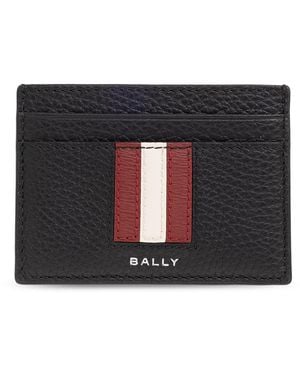 Bally Card Case With Logo - Black