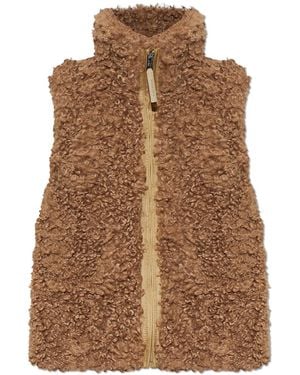 Woolrich Faux Fur Vest - Brown