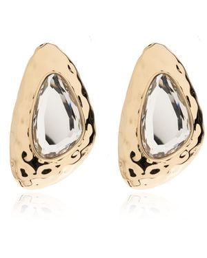 Self-Portrait Earrings - Metallic