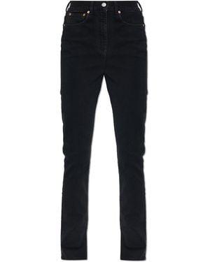 Balmain Straight-Leg Jeans - Black