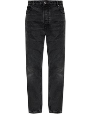 Ami Paris Wide-Leg Jeans - Black