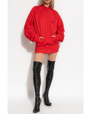 Balenciaga Backless Dress - Red