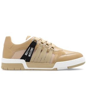 Moschino Trainers With Logo - Natural