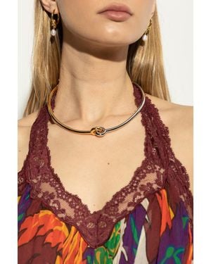 Kate Spade Brass Necklace - Red