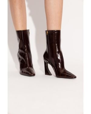Fendi Arco' Heeled Ankle Boots - Brown