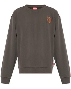 DIESEL Sweatshirt 'S-Norm-Aa4' - Grey