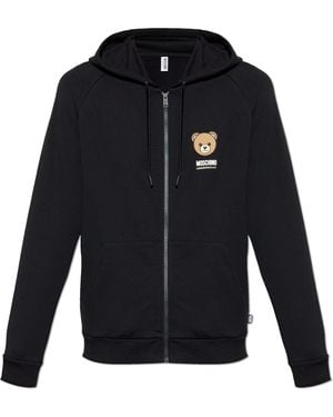 Moschino Sweatshirt From The 'underwear' Collection, - Blue