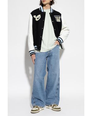 Off-White c/o Virgil Abloh Insulated 'Bomber' Jacket - Blue