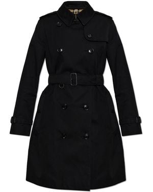 Burberry 'Kensington' Trench Coat - Black