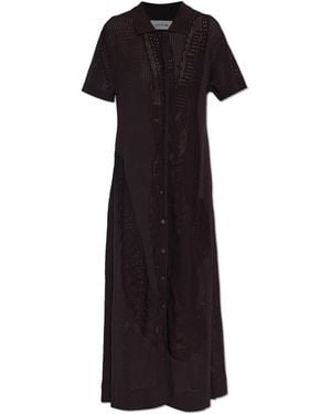 Lacoste Short-Sleeve Dress - Black