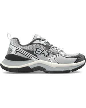 EA7 Sports Shoes With Logo - White