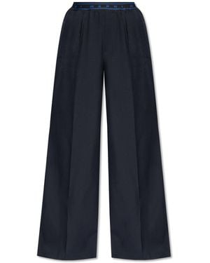 Marni Wool Trousers - Blue