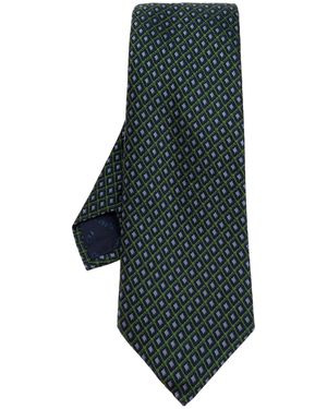 Ferragamo Silk Tie - Green