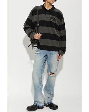 Represent Vintage-Effect Jeans - Black
