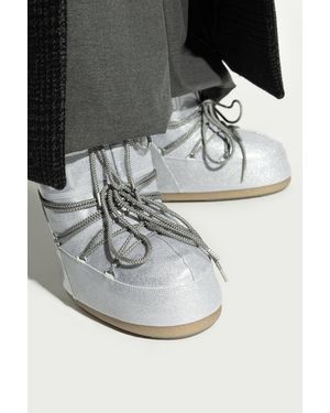 Moon Boot Snow Boots Icon Glitter - Gray