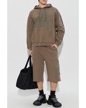 DIESEL 'P-From' Shorts - Brown